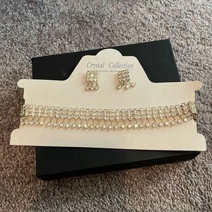 Austrian Crystal Necklace and earring set